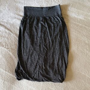 Lululemon Athletica Charcoal Pencil Skirt